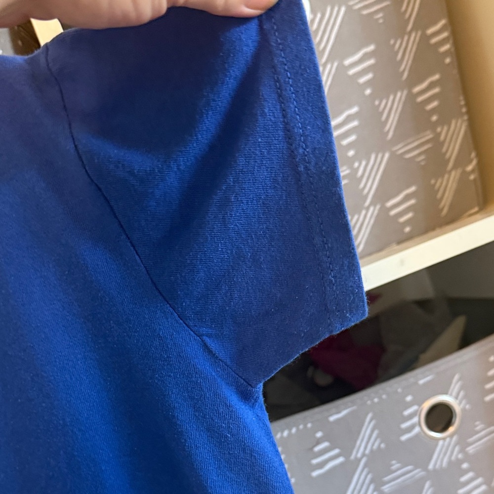 Anvil Blue Tee with Rhinestone F - Picture 4 of 8